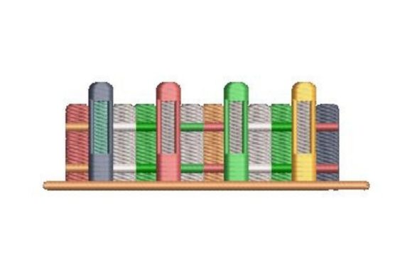 Books Lined Up on a Shelf: Apparel Review