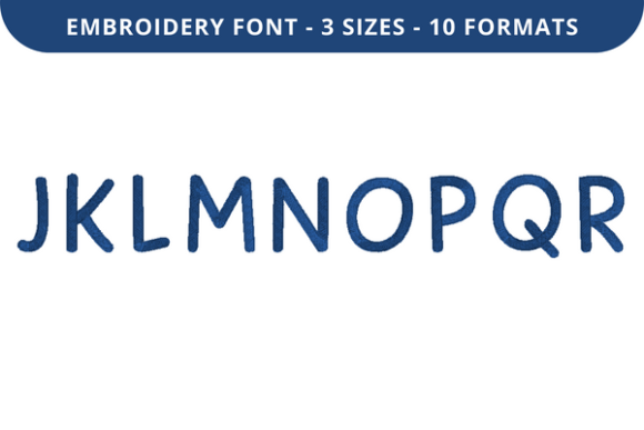 Cloudbird Font J to R: A Versatile Embroidery Choice