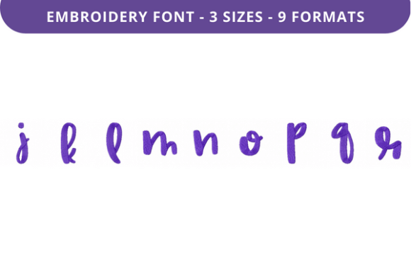 Country Garden Font J to R: Holiday Embroidery Review