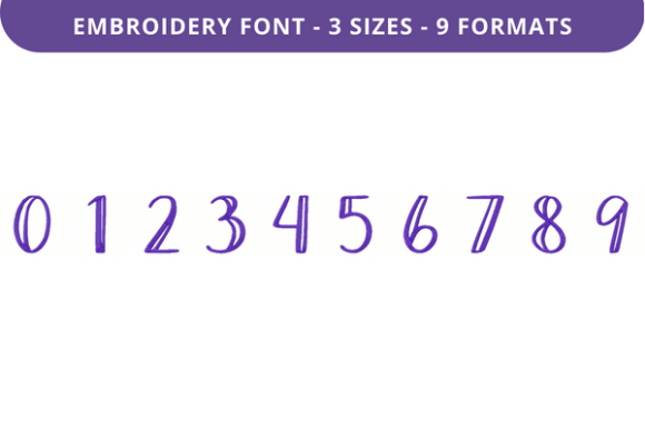 Crafty Goldfish Font 0 to 9: An Embroidery Review