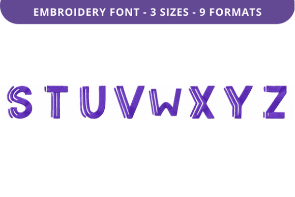 Culture Shock Font S to Z: An Embroidery Seller Review