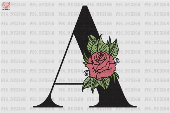 Flower Rose Font A: An Embroidery Designer Review