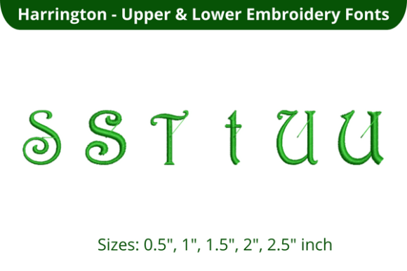 Harrington Font STU: A Versatile Embroidery Choice