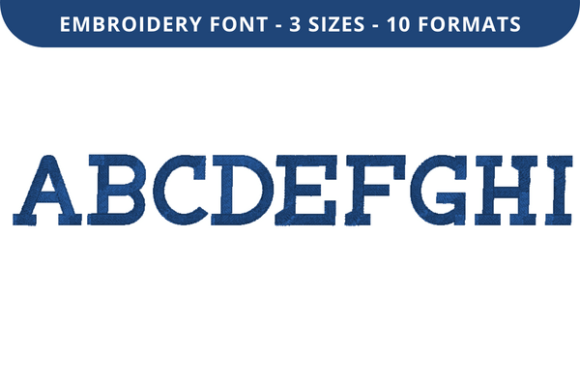 In Side Font a to I: A Versatile Embroidery Choice