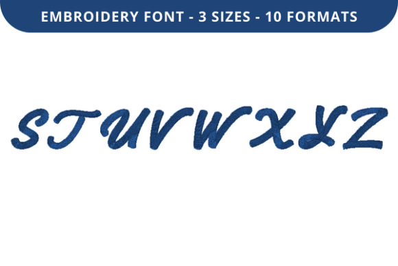 Yiddy Font S to Z: A Charming Embroidery Choice